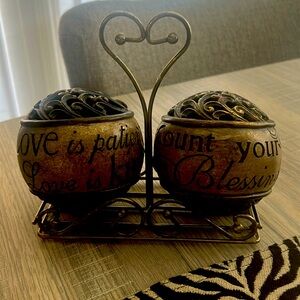 Resin Balls with Inspirational Quote